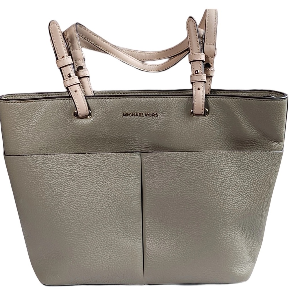 MICHAEL Michael Kors Metallic Silver/Gray Tote Bag